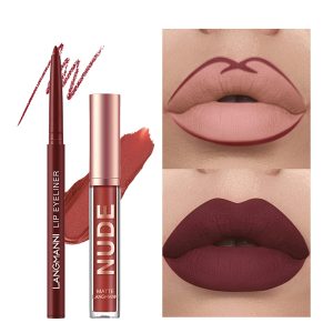 BestLand 12Pcs Matte Liquid Lipstick + Lip Liner Pens Set.