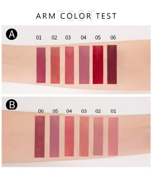 6Pcs Matte Liquid Lipstick Makeup Set.