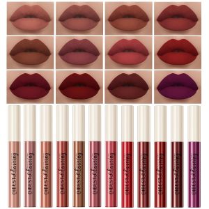 12Pcs Makeup Matte Lipstick Lip Kit