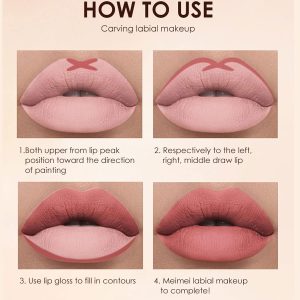 BestLand 12Pcs Matte Liquid Lipstick + Lip Liner Pens Set.