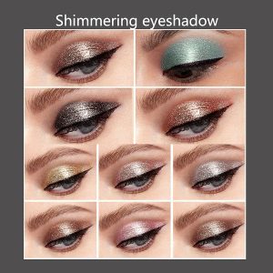 BestLand 10 Colors Liquid Glitter Eyeshadow Set.