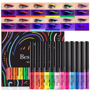 BestLand 12 Colors Matte Liquid Eyeliner Set
